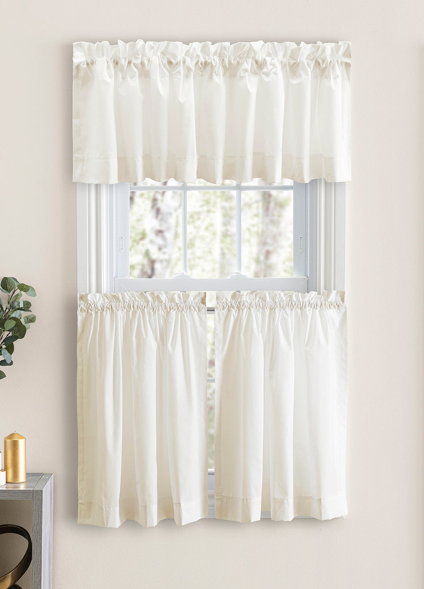 Classic Plain Kitchen Curtains Natural Ellis Curtains Kitchen