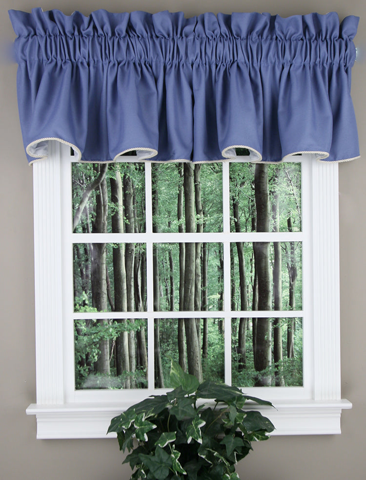 Emmett Straight Lined Valance Colonial Stylemaster Kitchen