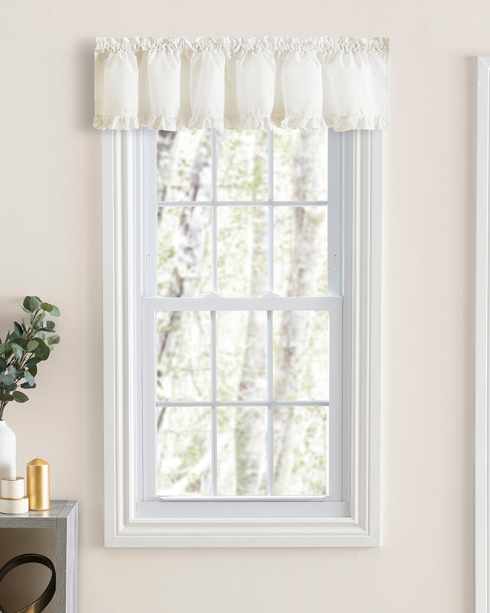 Classic Narrow Ruffled Priscilla Curtains