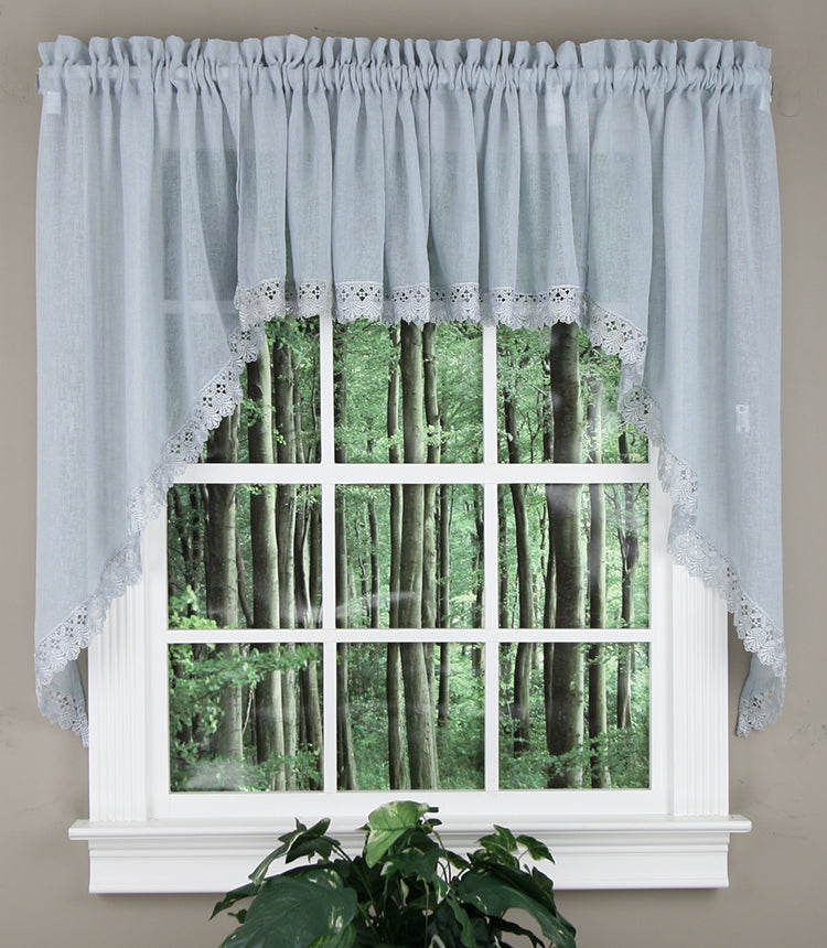 Flanders Lace Swag Pair