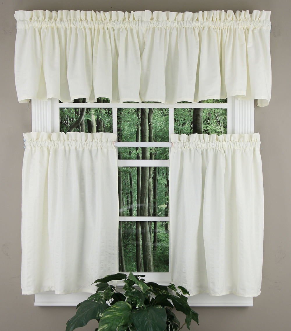 Seersucker Tailored Valance