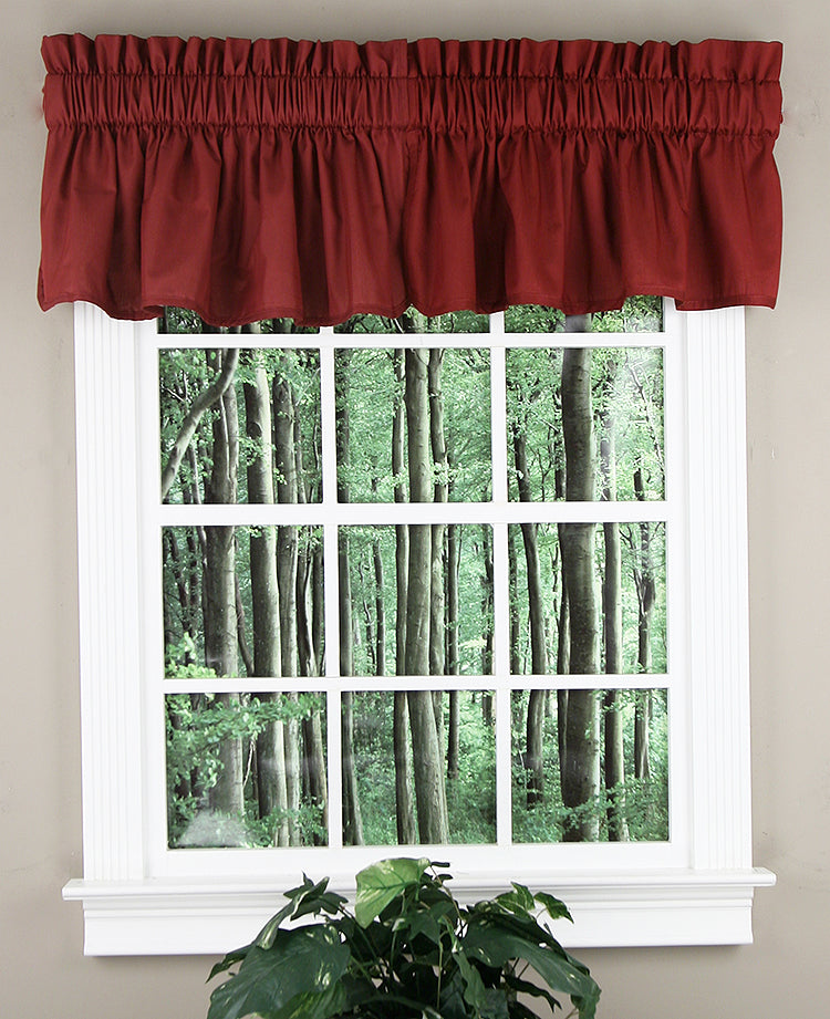 Stacey 36"L 3PC lined Swag Set