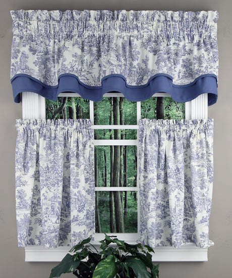 Victoria Park Toile Bradford Valance