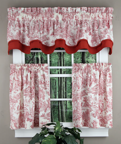 Victoria Park Toile Bradford Valance