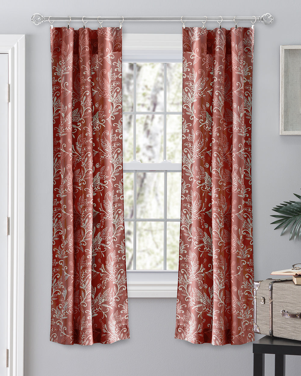 Lexington Leaf Curtain Panel Pair