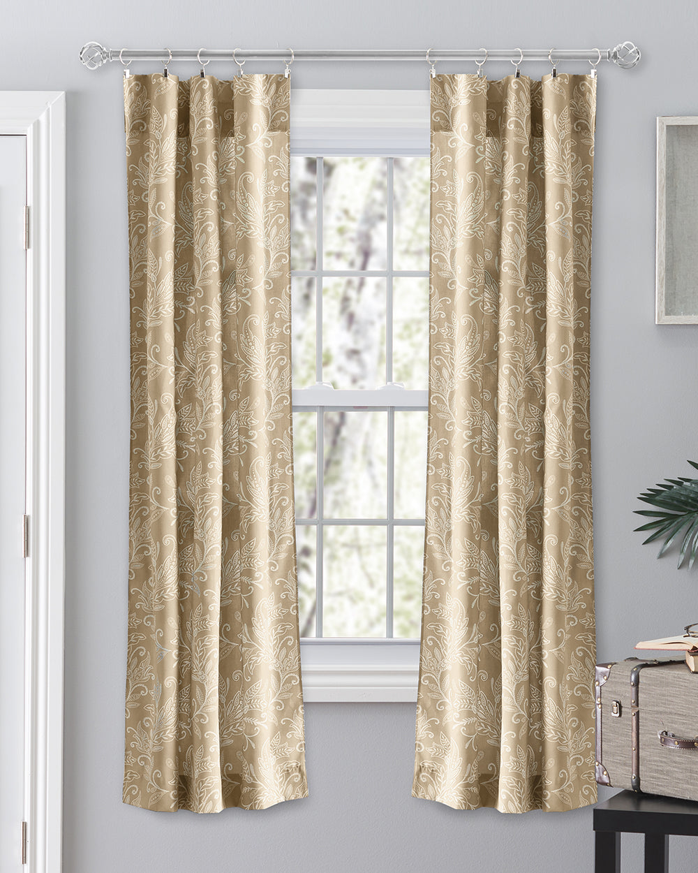 Lexington Leaf Curtain Panel Pair