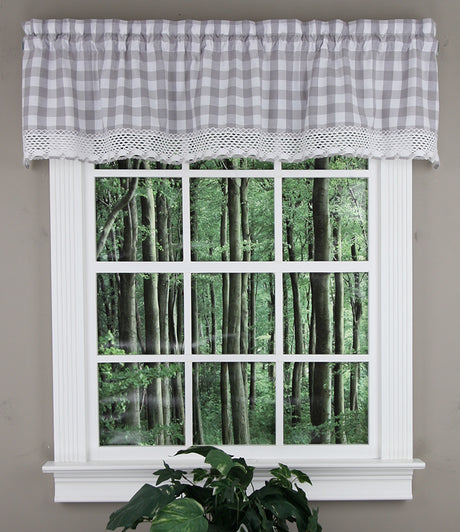 Buffalo Check Country Kitchen Curtains