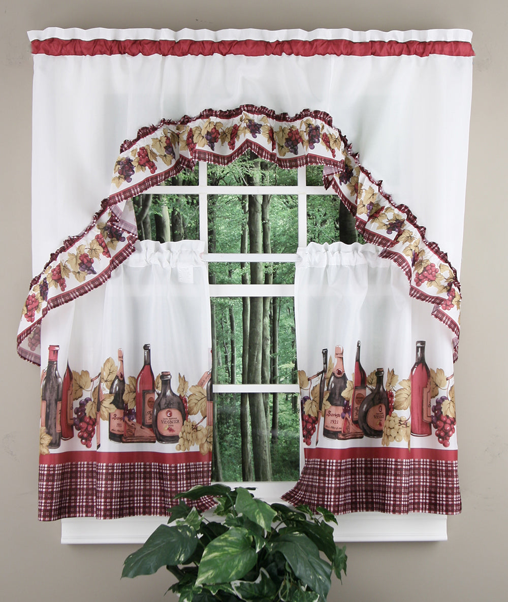 Chardonnay Complete Kitchen Curtain Set