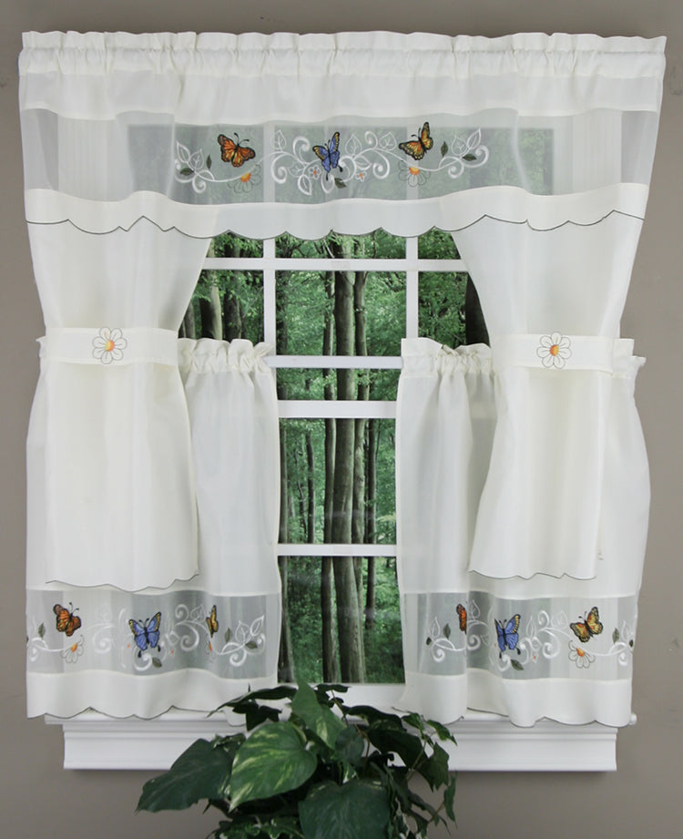 Daisy Meadow Complete Kitchen Curtain Set