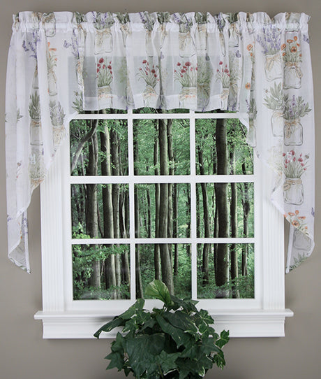 Eve's Garden Kitchen Curtains