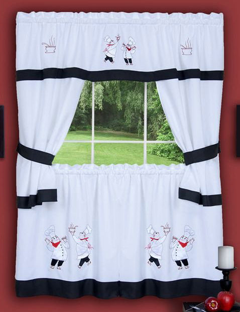 Gourmet Complete Kitchen Curtain Set
