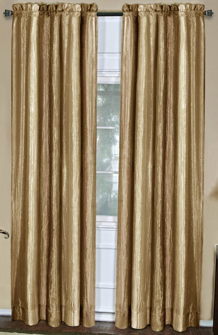 Ombre Semi Sheer Curtains, 50"W X 63"L Rod Pocket Panel
