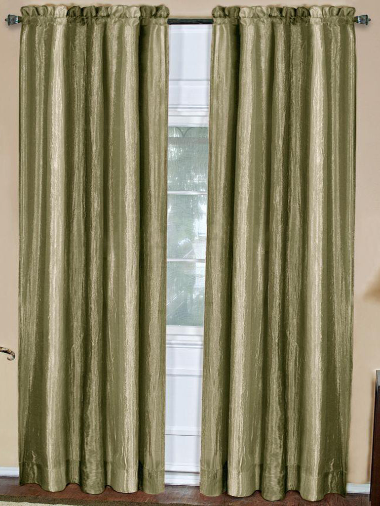 Ombre Semi Sheer Curtains, 50"W X 84"L Rod Pocket Panel