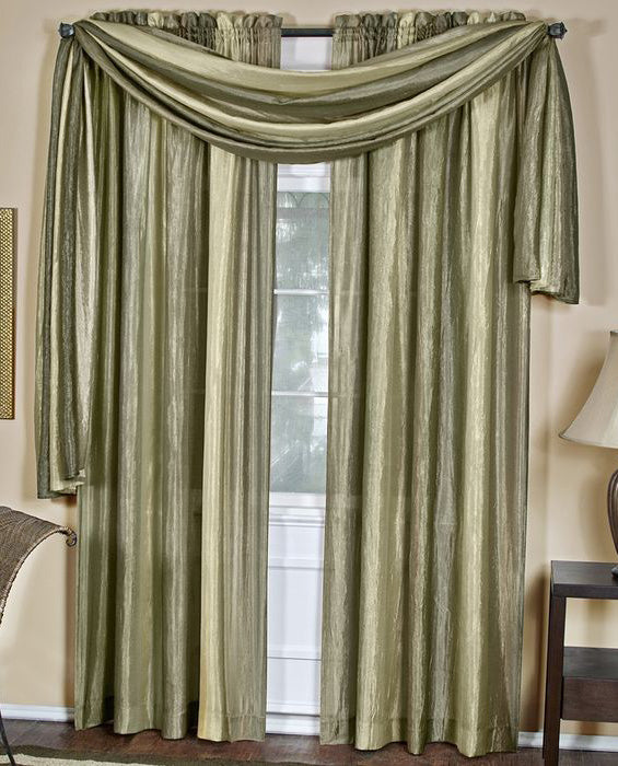 Ombre Semi Sheer Scarf Panel, 50"W X 144"L,