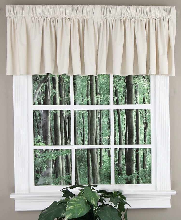 Prescott Tailored Lined Room Darkening Valance