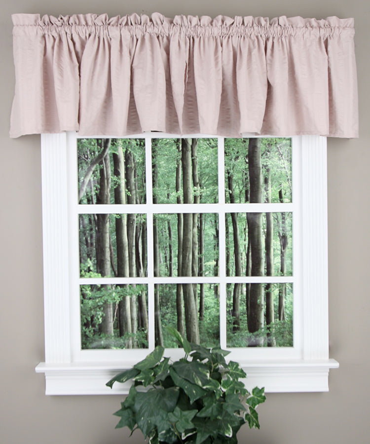 Seersucker Tailored Valance