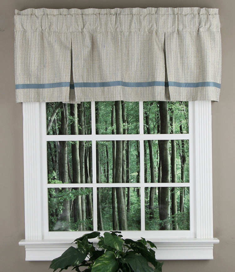 Tuscan Box Pleated Valance