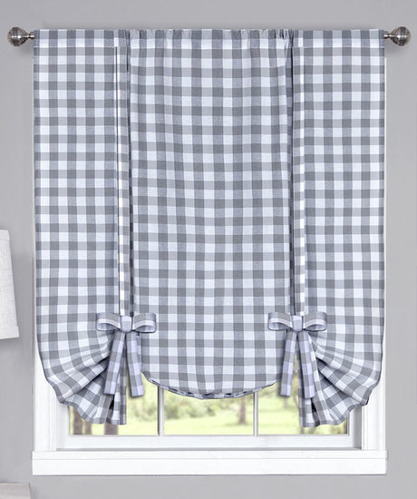 Buffalo Check Country Kitchen Curtains