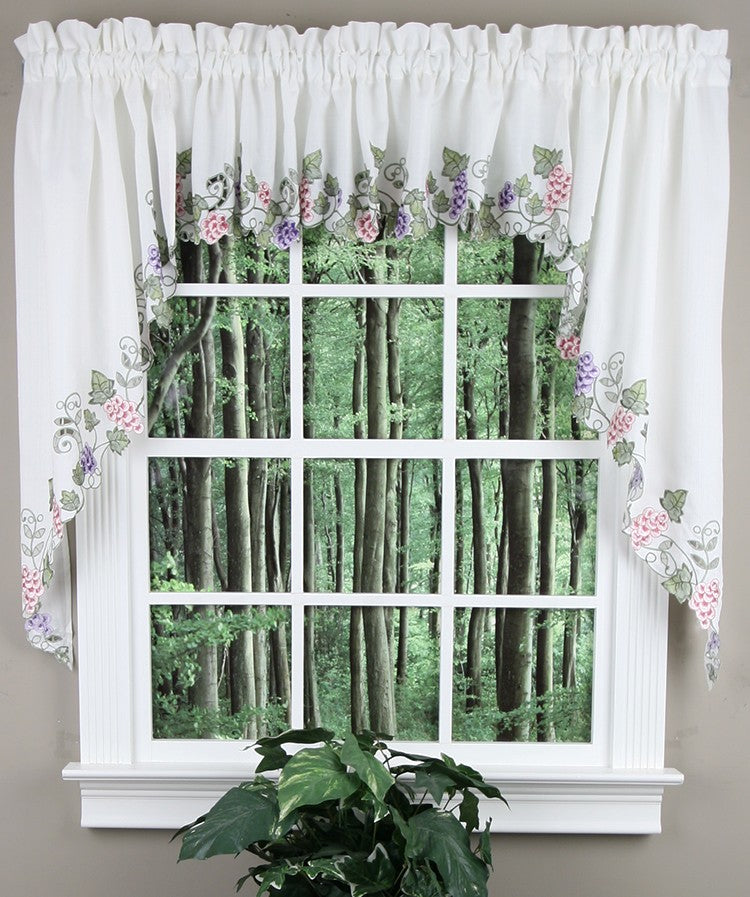 Madalynn Embroidered Insert Valance