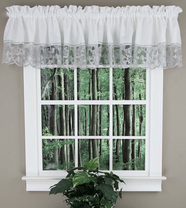 Maribel Embroidered Swag Pair