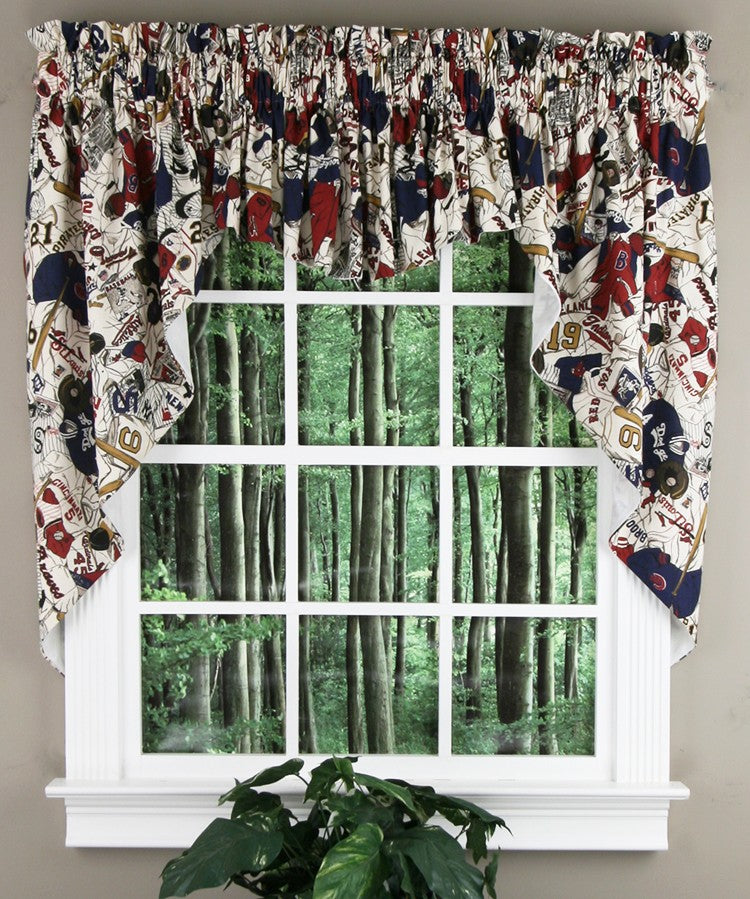 Sports 3PC 63" Lined Swag Set