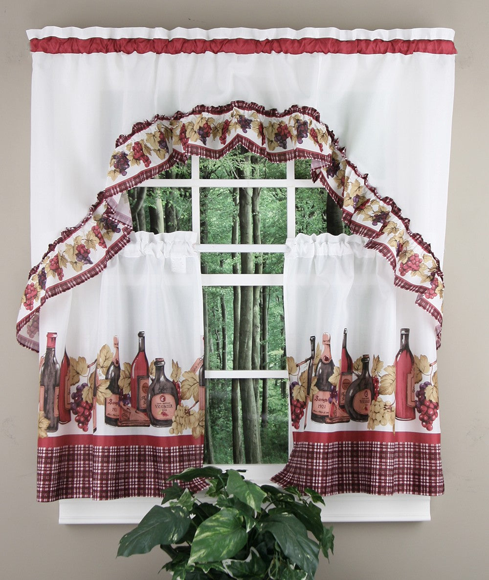 Chardonnay Complete Kitchen Curtain Set