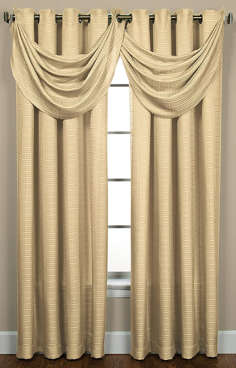 Swags Galore Sutton Curtains Ivory Curtains