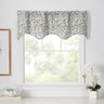 Sea Tumble Lined Scalloped Valance