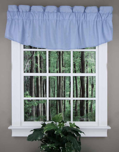 Emery 36"L Three Piece Lined Swag Curtain Set