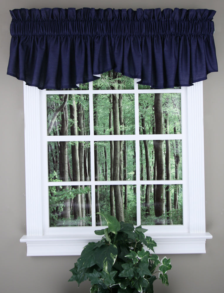 Emery 45"L Three Piece Lined Swag Curtain Set