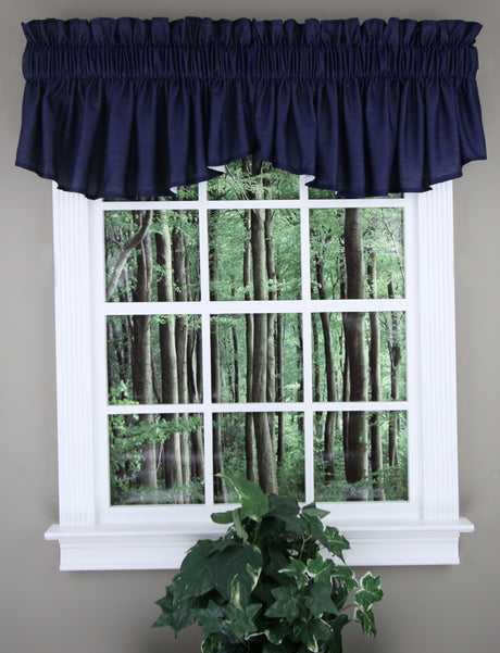 Emery 36"L Three Piece Lined Swag Curtain Set