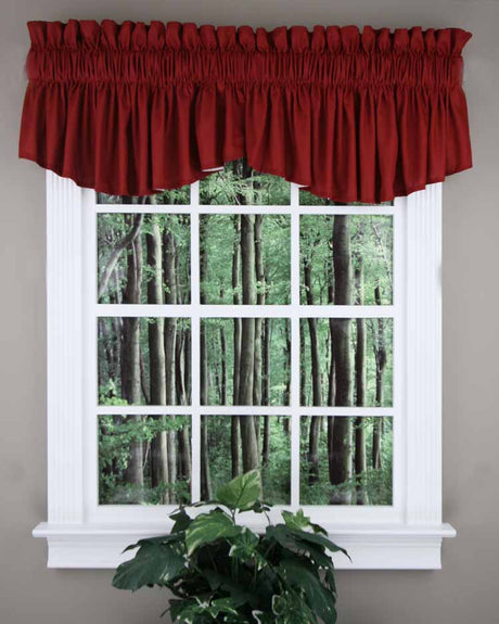 Emery 36"L Three Piece Lined Swag Curtain Set