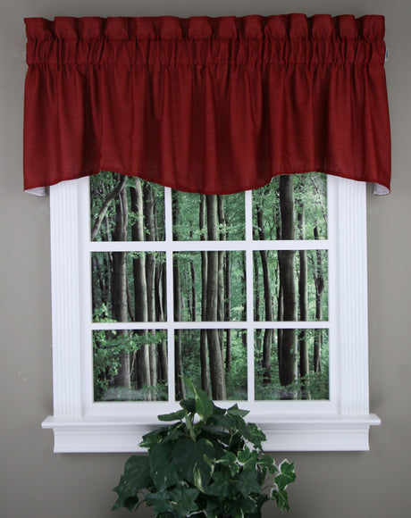 Emery 36"L Three Piece Lined Swag Curtain Set