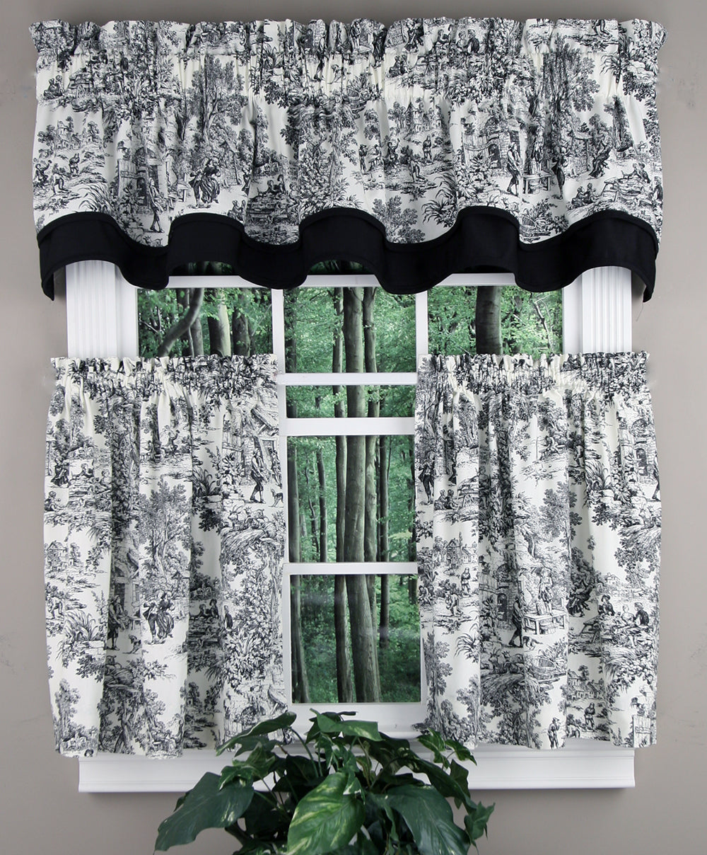 Victoria Park Toile Bradford Valance