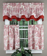 Victoria Park Toile Kitchen Curtains