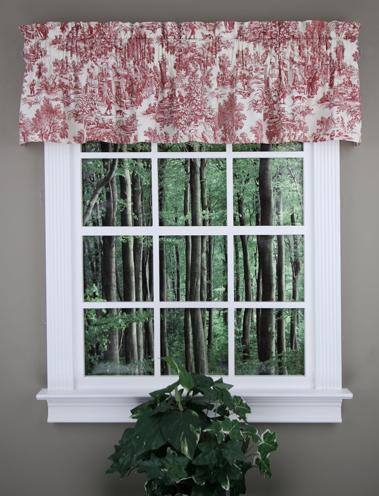 Victoria Park Toile Bradford Valance
