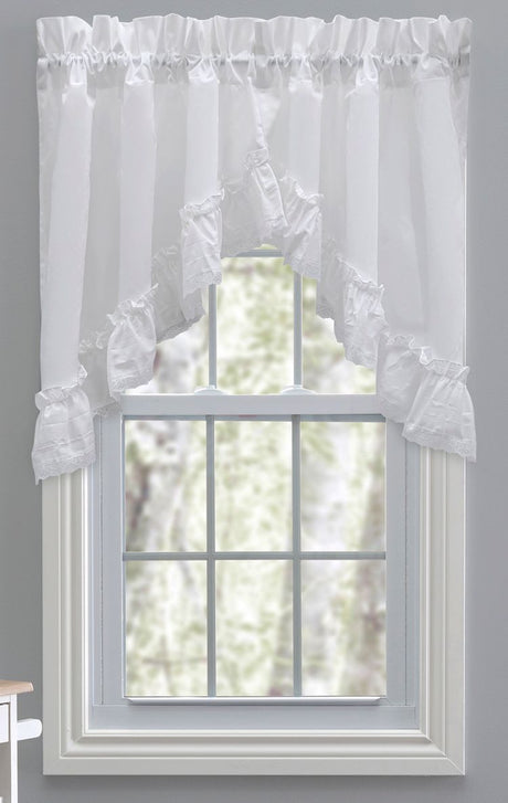 Madelyn Ruffled Victorian Curtain Panels