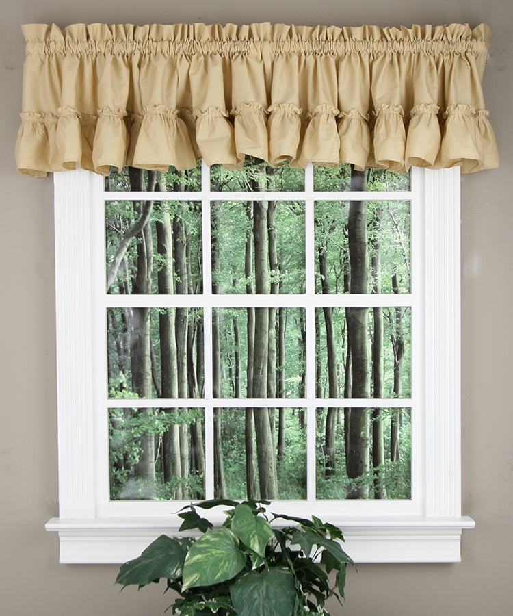Lorraine Home Fashions Tendina Valance In Pizzo Brewster – 182,9 X 76,2 Cm – Colore Antique – Poliestere Lavabile