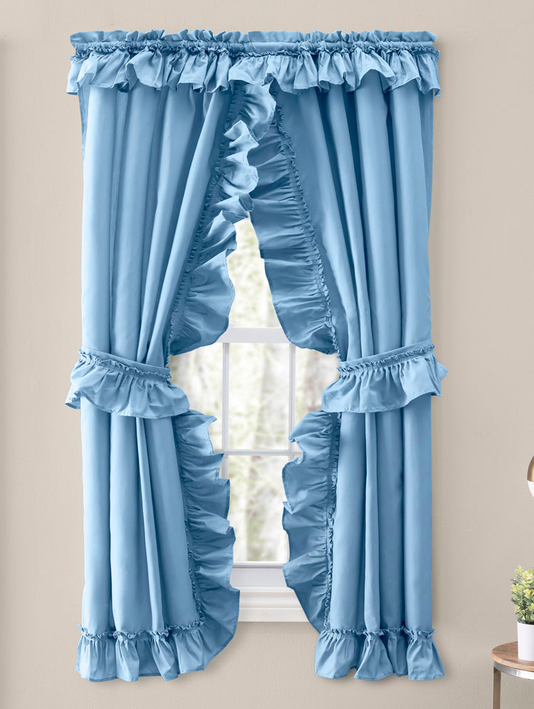 Curtain Shop - Stacey Priscilla Criss-Cross Curtains – Swags Galore