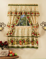 Apple Orchard Complete Kitchen Curtain Set