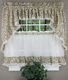 Clarice, 58"W X 36"L Ruffled Tier Pair