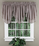 Elegance Voile Sheer Ascot Valance