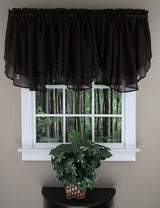 Elegance Voile Sheer Ascot Valance