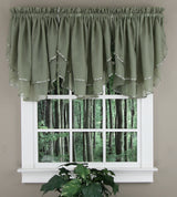 Elegance Voile Sheer Ascot Valance