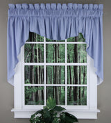 Emery 45"L Three Piece Lined Swag Curtain Set