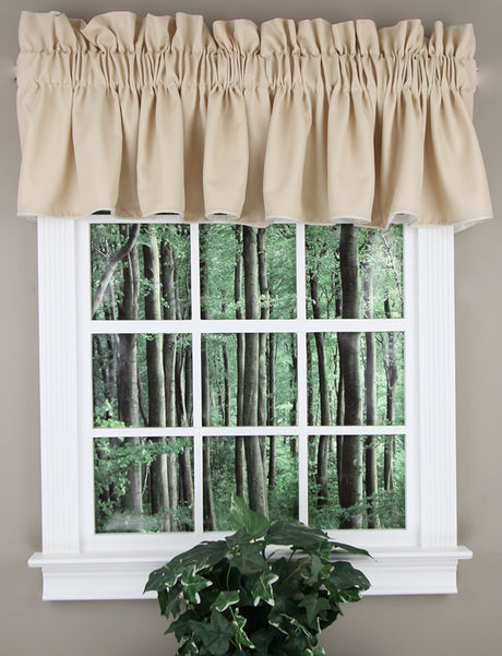 Emmett Lined Straight Valance