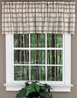 Logan Plaid Tailored Valance