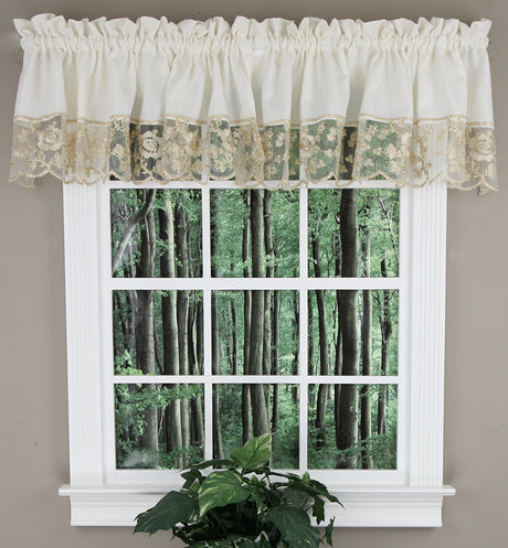 Maribel Embroidered Tier Pair