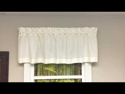 Metro Tailored Woven Valance