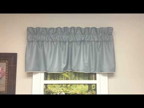 Emmett Lined Straight Valance
